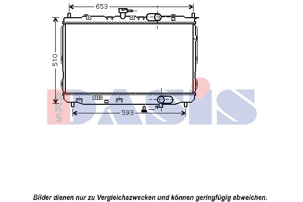 AKS DASIS Radiators, Motora dzesēšanas sistēma 510081N